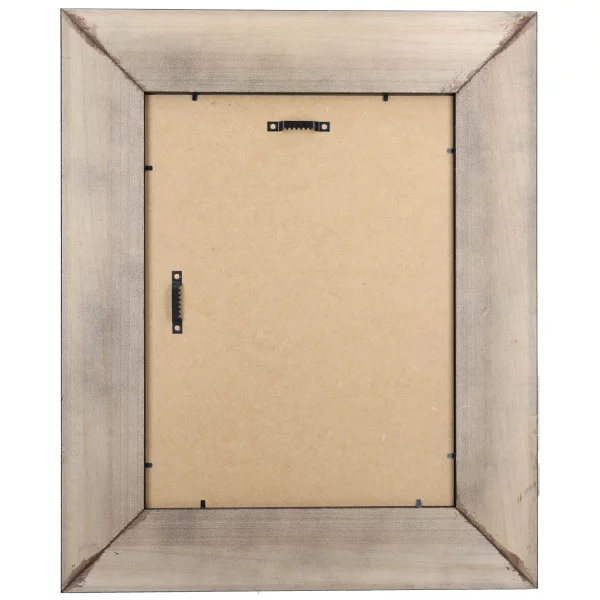 Exklusiver Holz-Bilderrahmen Calinda 20x30 cm | Silber | Leerrahmen (ohne Glas und Rückwand)