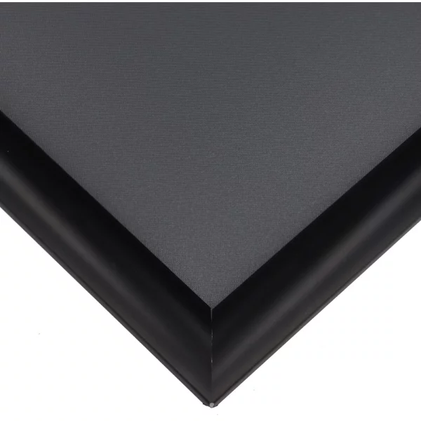25 mm Klapprahmen Color DIN A4 21x29,7 cm (A4) | schwarz | Kunstglas mattiert (1 mm)