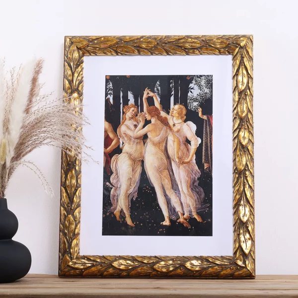 Barock Bilderrahmen Cadiz 30x45 | Gold | Normalglas (2 mm)