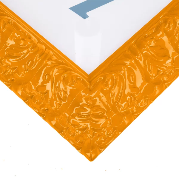 Barockrahmen Salamanca Color 84,1x118,9 cm (A0) | Light Orange (011) | Kunstglas (2 mm)