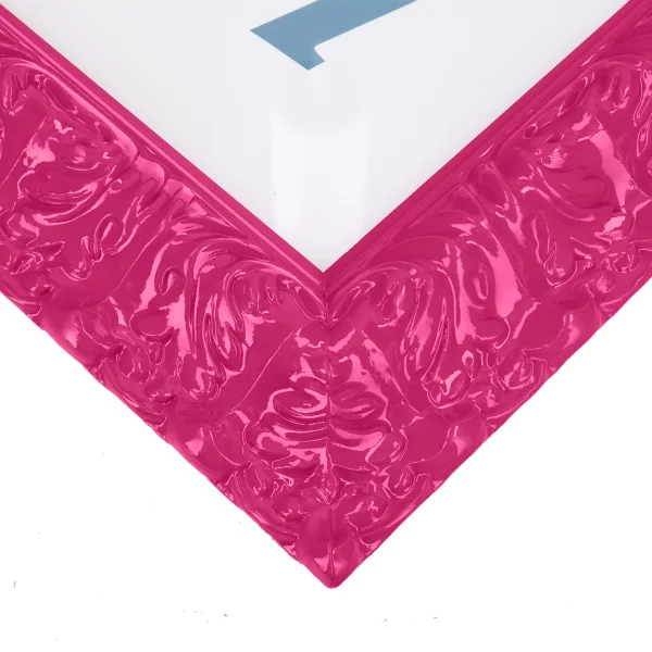 Barockrahmen Salamanca Color 84,1x118,9 cm (A0) | Magenta (060) | Kunstglas (2 mm)