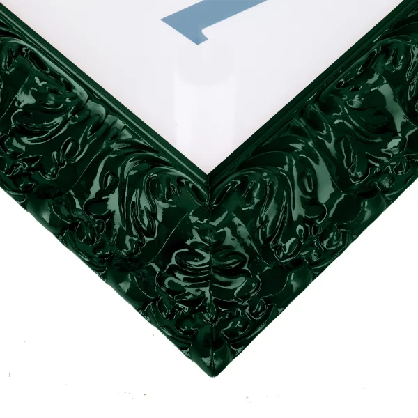 Barockrahmen Salamanca Color 84,1x118,9 cm (A0) | Seaweed Green (167) | Kunstglas (2 mm)