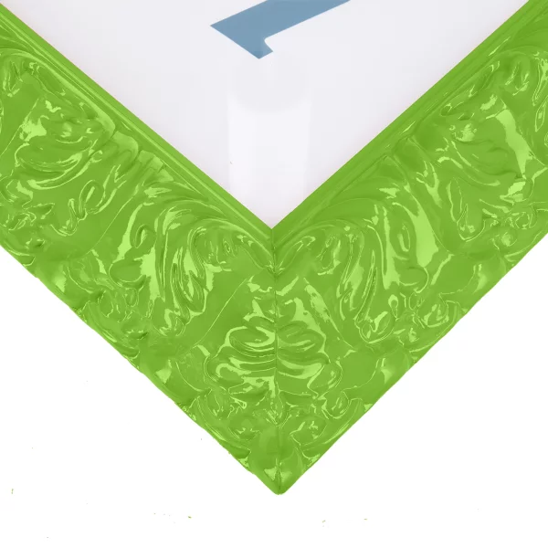 Barockrahmen Salamanca Color nach Maß Apple Green (153) | Normalglas (2 mm)