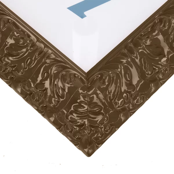 Barockrahmen Salamanca Color nach Maß Mocha (188) | Normalglas (2 mm)