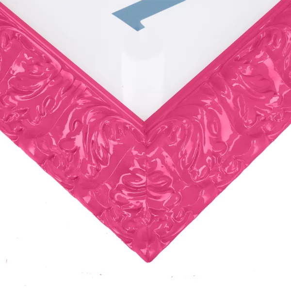 Barockrahmen Salamanca Color nach Maß Pink (059) | Normalglas (2 mm)