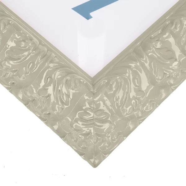 Barockrahmen Salamanca Color nach Maß Stone Grey (213) | Normalglas (2 mm)