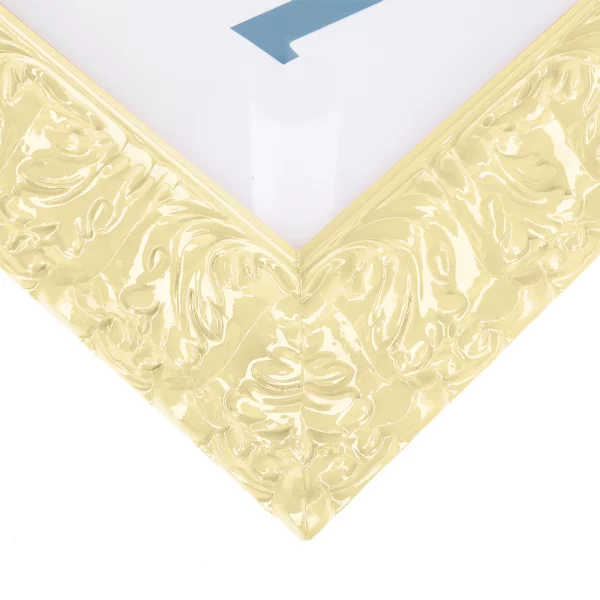 Barockrahmen Salamanca Color nach Maß Vanilla (006) | Normalglas (2 mm)