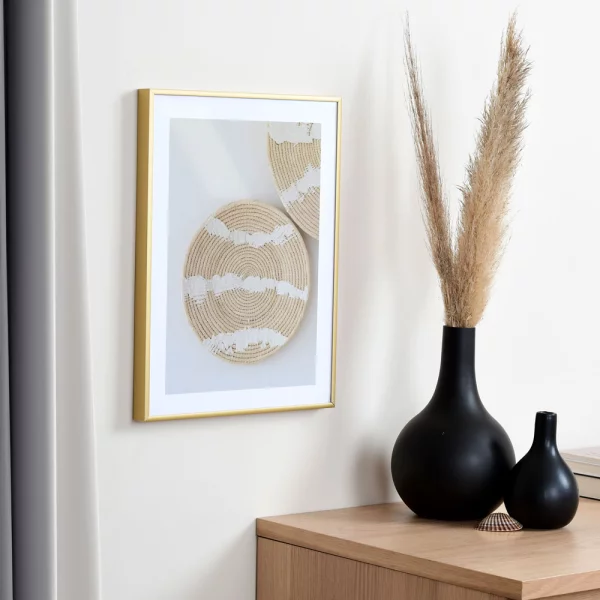 Cadre en aluminium Quadro 18x24 cm | or mat | verre standard (2 mm)