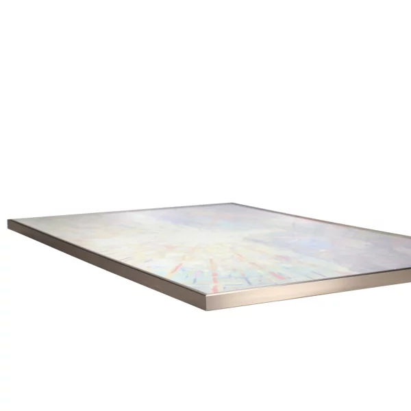 Cadre en plastique pour puzzle 1000 pièces 70x100 cm | platine | verre synthétique (1,5 mm)