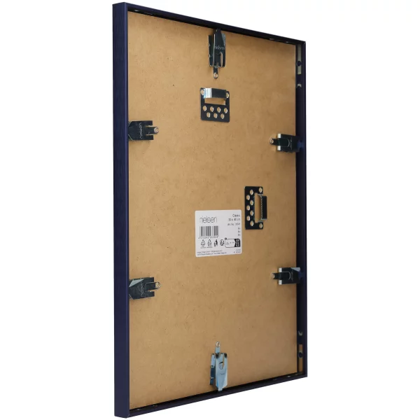 Alu-Bilderrahmen Classic 18x24 cm | Blu | Normalglas (2 mm)