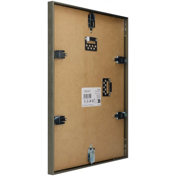 Alu-Bilderrahmen Classic 18x24 cm | Champagner | Normalglas (2 mm)