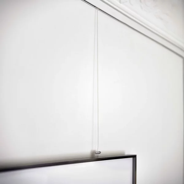 Bilderschiene Economy MIT Zubehör 1,5 m | Silber matt
