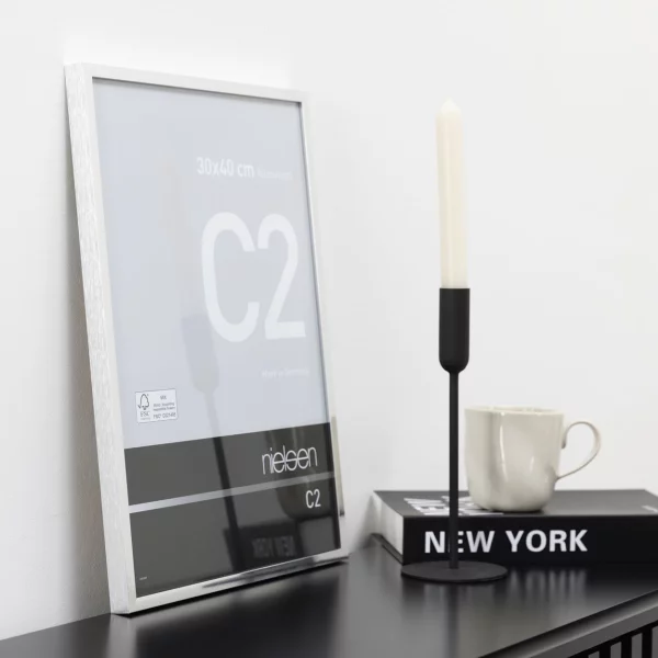 Alu Bilderrahmen C2 29,7x42 cm (A3) | Silber glanz | Normalglas (2 mm)