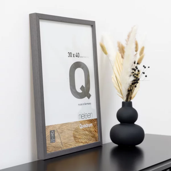 Fotorahmen Quadrum 13x18 cm | Grau | Normalglas (2 mm)