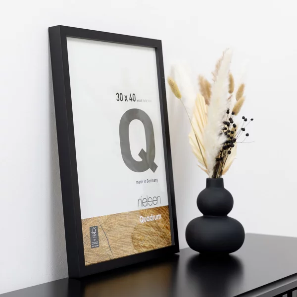 Fotorahmen Quadrum 13x18 cm | Schwarz | Normalglas (2 mm)