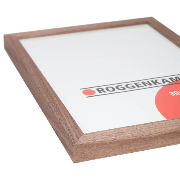 Cadre en bois de hêtre / érable 21x29,7 cm (A4) | noix naturel | verre standard (3 mm)