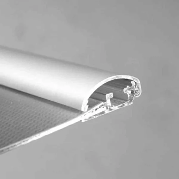 Safety-Klapprahmen 25 mm 42x59,4 cm (A2) | silber | Kunstglas mattiert (1 mm)