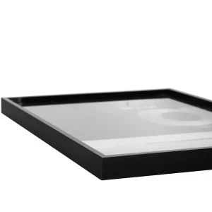 Alurahmen Alpha 84,1x118,9 cm (A0) | Schwarz glanz eloxiert | Normalglas (2 mm)