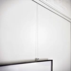 Galerieschiene Economy OHNE Zubehör 2 m | Weiß matt