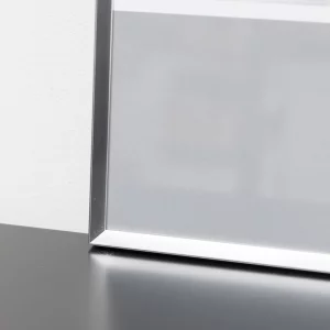 Alurahmen Pixel 60x80 cm | Silber glanz | Normalglas (2 mm)