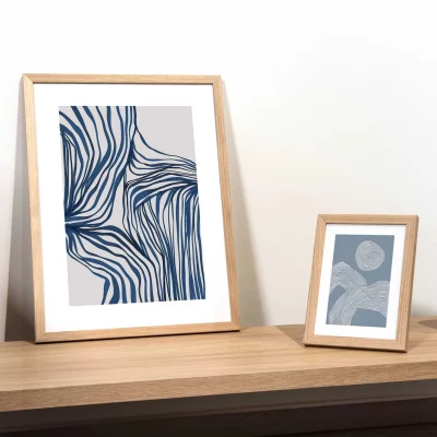 Dębowa rama do obrazów Scandic 21x29,7 cm (A4) | dąb | szkło standardowe (2 mm)