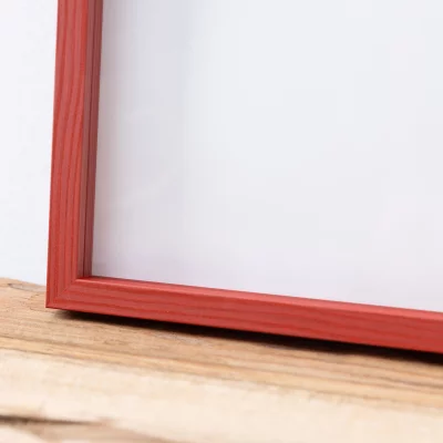 Thumbnail von Alu-Bilderrahmen Barth NXT mit Distanzleiste, Serie 1131 Rot - Furnier Holzoptik Bild 9