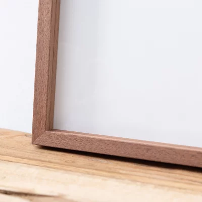 Thumbnail von Alu-Bilderrahmen Barth NXT mit Distanzleiste, Serie 1131 - Maßanfertigung Sapeli Mahagoni - Echtholzfurnier Bild 9