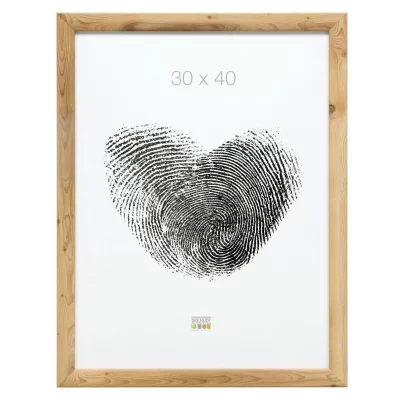 Houten kader Olivia 13x13 cm | natuur | normaal glas (2 mm)