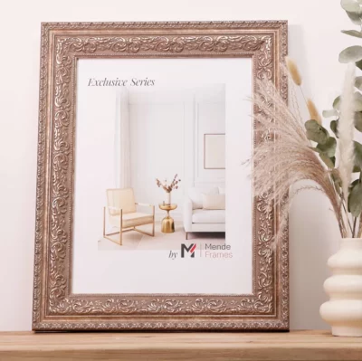 Cornice esclusiva in legno Fomat 59,4x84,1 cm (A1) | bronzo | Vetro standard (2 mm)