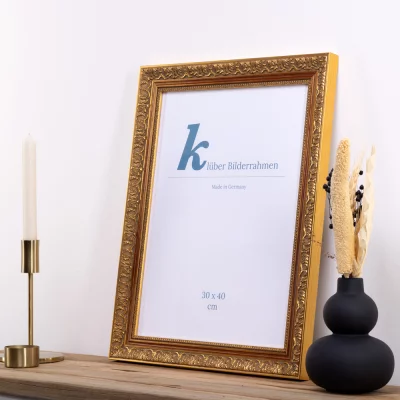 Barokkader León 30x40 cm | goud | normaal glas (2 mm)