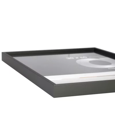 Aluminiumsbilderamme Alpha 60x60 cm | Platina | Normalglass (2 mm)