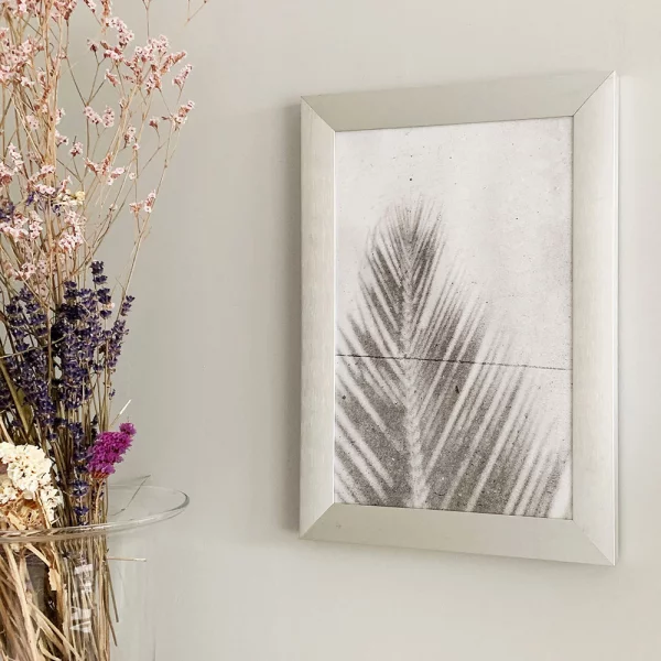 Alu Bilderrahmen Louis 10x15 cm | Silber | Normalglas (2 mm)