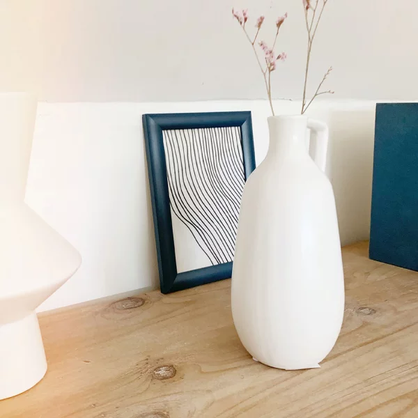 Cadre en bois Luise 10x15 cm | blanc | verre standard (2 mm)