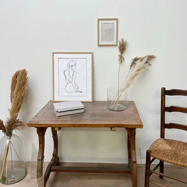Cadre en bois David avec passe-partout 15x20 cm (10x15 cm) | blanc | verre standard (2 mm)