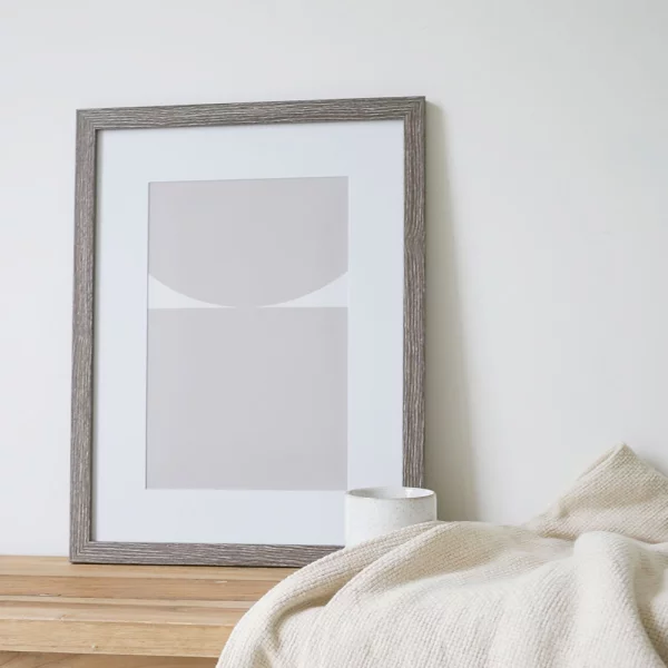 Cadre en bois Juliette avec passe-partout 10x15 cm (7x10 cm) | chêne | verre standard (2 mm)