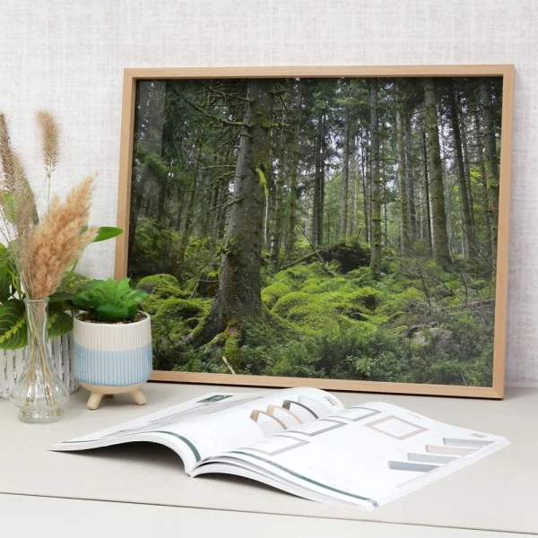 Cadre en bois (MDF) Elias 10x15 cm | naturel | verre standard (2 mm)