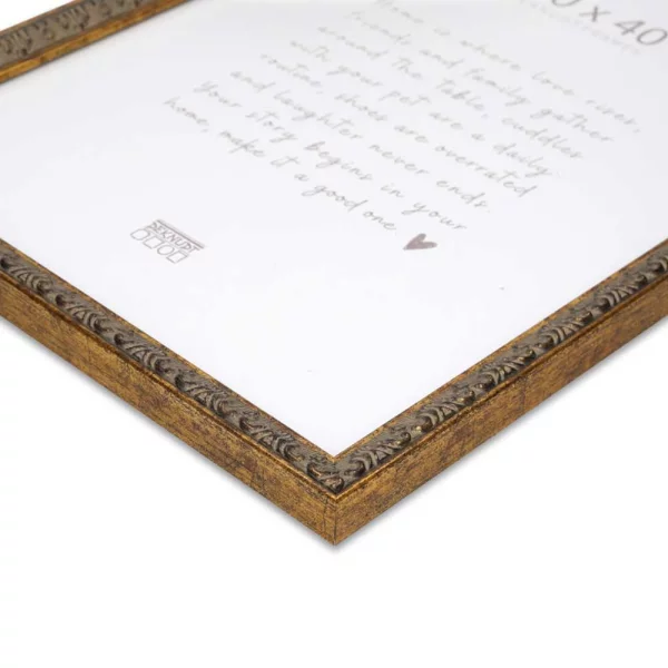 Cadre photo Vintage 20x20 cm | vieil or | verre standard (2 mm)