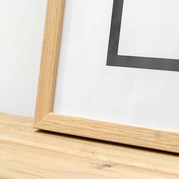 Holz-Bilderrahmen Anastasia 50x70 cm | Natur | Kunstglas (1 mm)