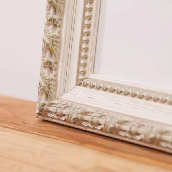 Cadre en bois Avia sur mesure blanc/or | verre standard (2 mm)