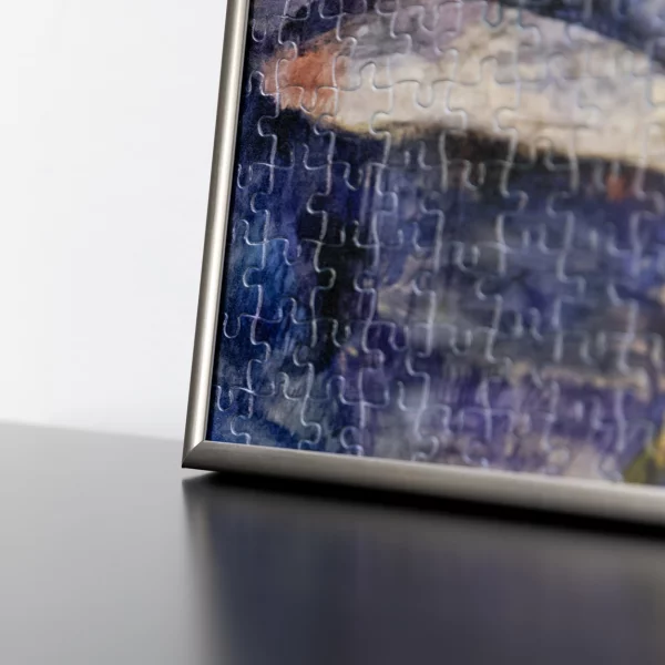 Cadre en plastique pour puzzles de 100 à 500 pièces 24,3x36 cm | vert | verre synthétique (1,5 mm)