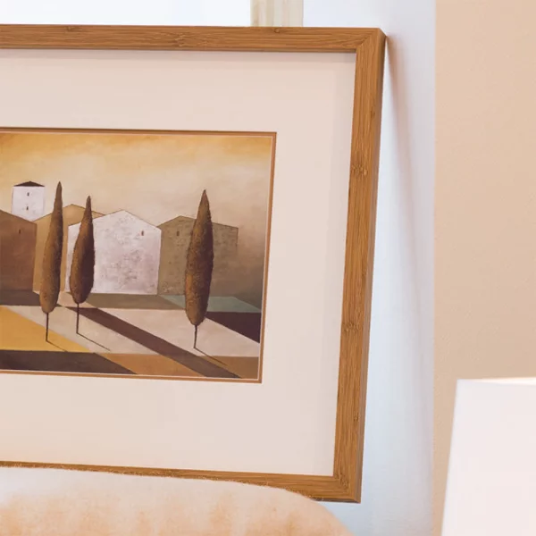 Cadre en bois coupe sur mesure, Loft 15 noir | verre standard (2 mm)