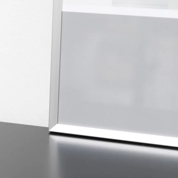 Cadre en aluminium Pixel 13x18 cm | argent mat | verre standard (2 mm)