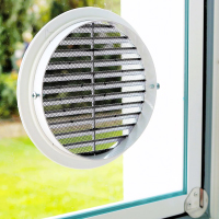 Klimafenster mit Rundöffnung