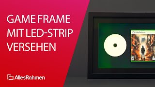 DIY LED Strip im Rahmen