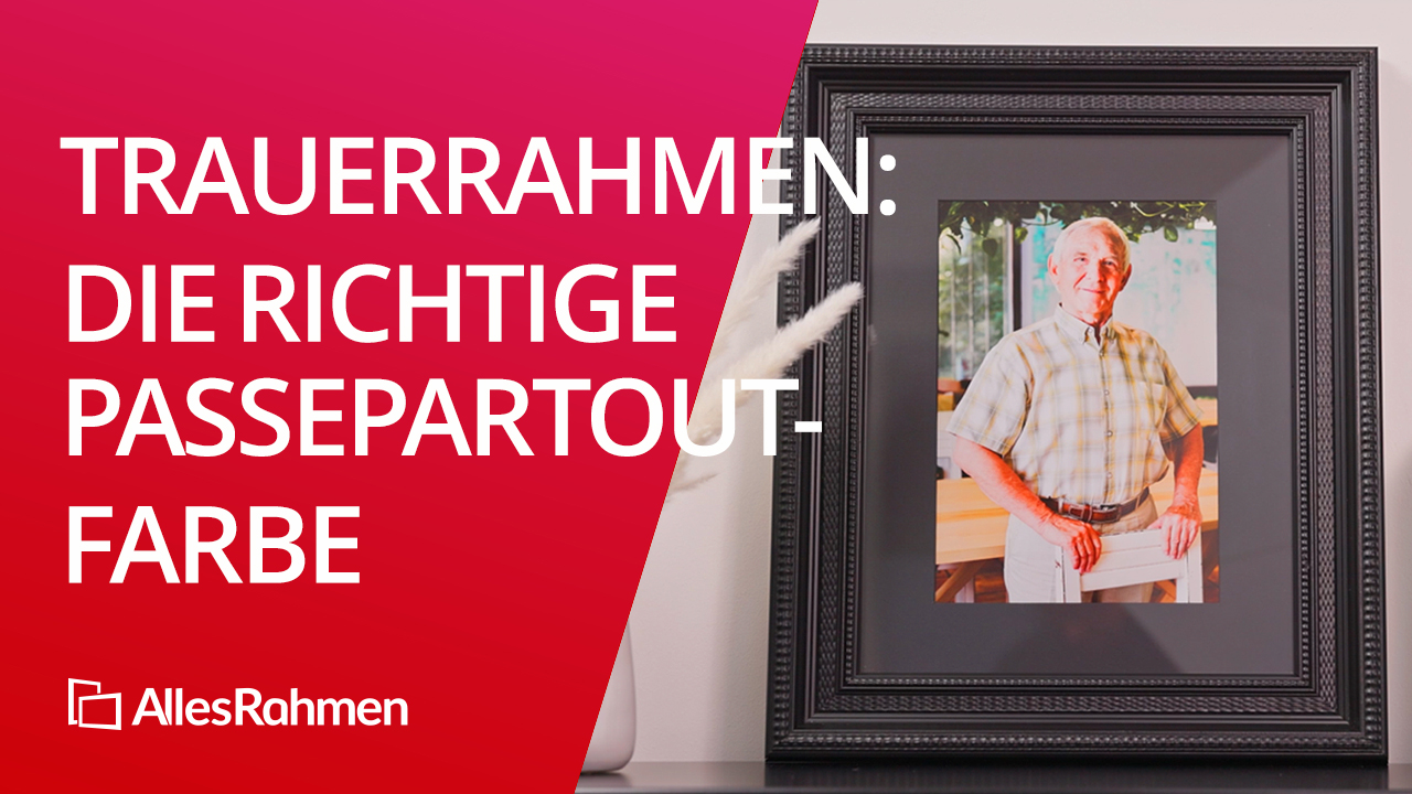 Welcher Rahmen passt zum Trauerfoto?